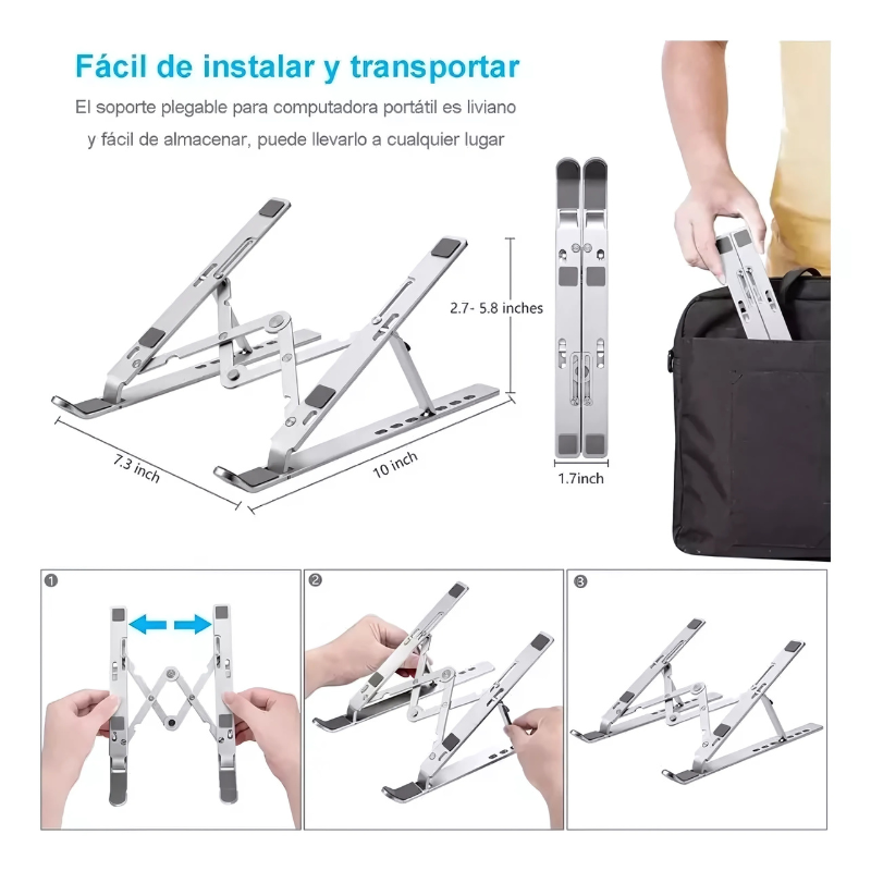 Soporte de Laptop Altura Ajustable