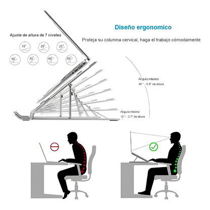 Soporte de Laptop Altura Ajustable